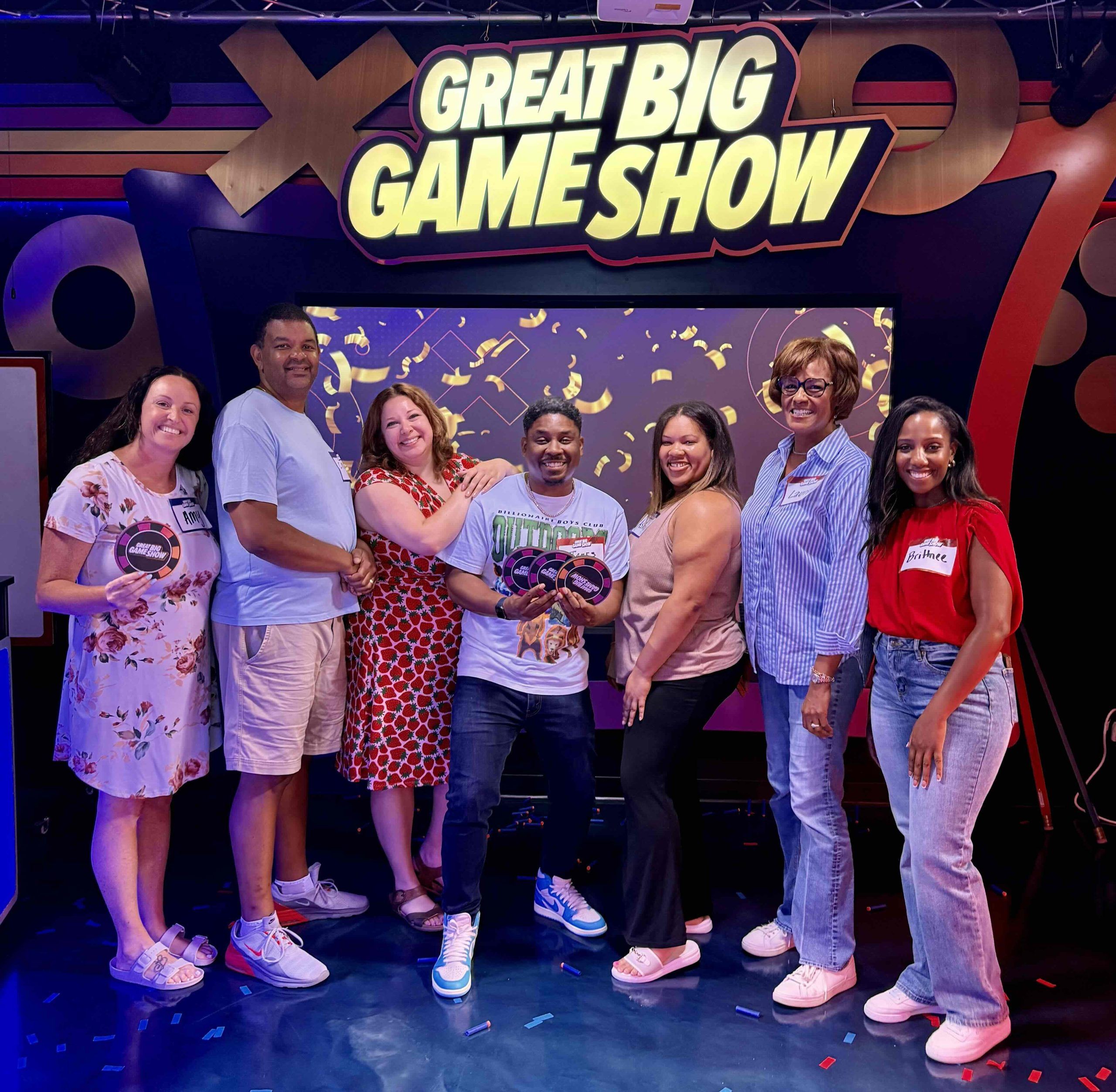 Vector team at the Great Big Game Show