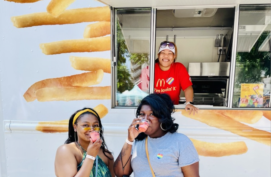 With Amy at Race car event