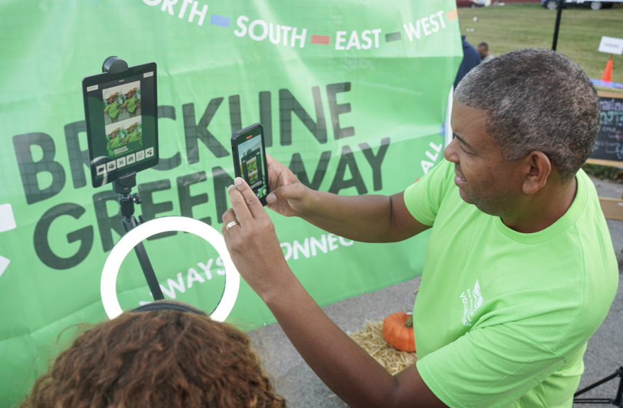 Cordell taking photo